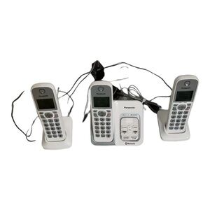 Panasonic KX-TGD560 (White) Bluetooth Cordless Phone Set (3)‎